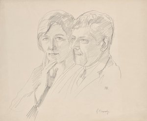 Grete Wagner-Barwig e o Dr. Josef Wagner de Franz Barwig d. Ä.
