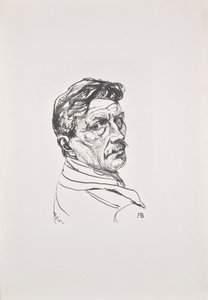 Auto-retrato de Franz Barwig d. Ä.