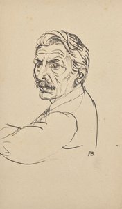 auto-retrato de Franz Barwig d. Ä.