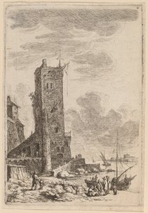 Porto de Livorno de Franz Edmund Weirotter