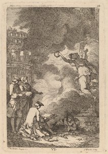 Na Vinda a Roma: pl. 6 de Franz Edmund Weirotter after Étienne de Lavallée Poussin