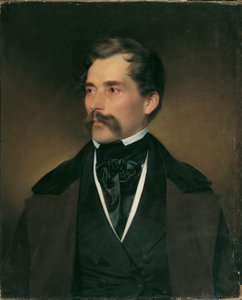 Retrato de um cavalheiro grisalho com bigode