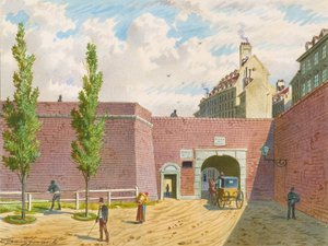 O Fischertor em Viena de Franz Gerasch