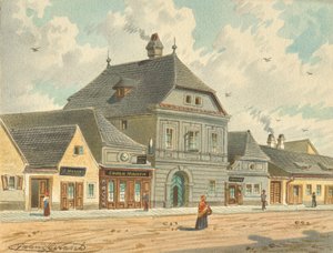 O antigo pavilhão de caça da Imperatriz Maria Theresa na Erdbergstraße 109 em Viena de Franz Gerasch