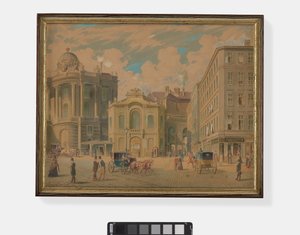 The Old Burgtheater, Viena, década de 1850