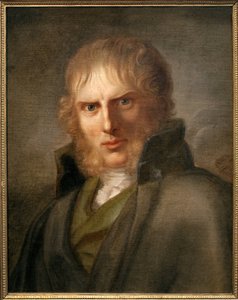 O pintor Caspar David Friedrich (1774-1840). Pintura de Gerhard von Kugelgen (1772-1820), óleo sobre tela, cerca de 1810-1820. arte alemã