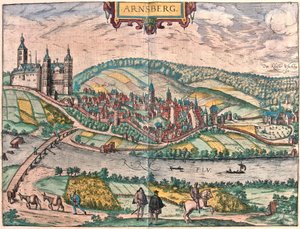 Arnsberg, Alemanha (gravura de Franz Hogenberg