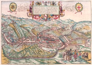 Serravalle, Vittorio Veneto (Treviso), Itália (gravura de Franz Hogenberg