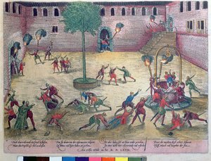 O &39;Michelade&39; em Nimes em 29 e 30 de setembro de 1567 de Franz Hogenberg