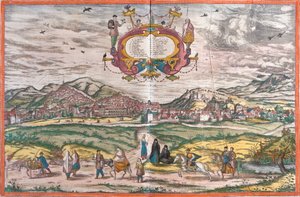 Vista de Granada, Espanha (gravura