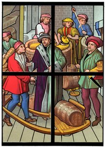 Uma cervejaria, século XV, 1849.