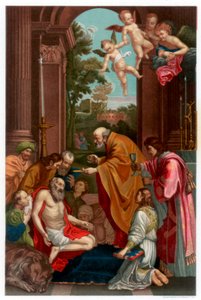 Última Comunhão de São Jerônimo, 1614 1870 de Franz Kellerhoven