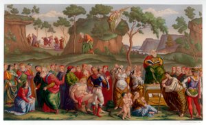 Mosess Testamento e Morte, 1481-1482 1870 de Franz Kellerhoven