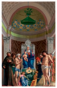 Retábulo de San Giobbe, c1478 1870 de Franz Kellerhoven