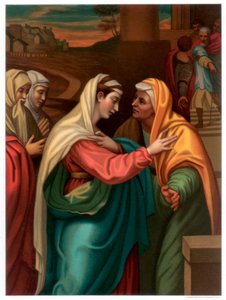 A Visitação, 1518-1519 1870 de Franz Kellerhoven