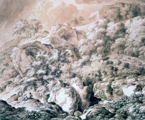 Paisagem da floresta, 1799