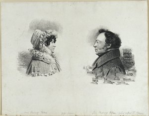 O conselheiro Kühne e a sua esposa de Franz Krüger