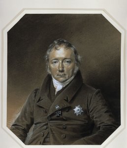 Retrato de Friedrich Christian Adolf von Motz de Franz Krüger