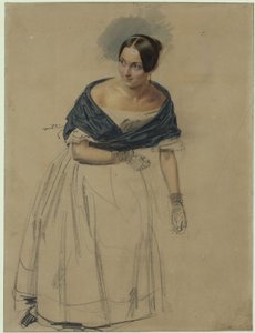 Vendedora de flores de Franz Krüger
