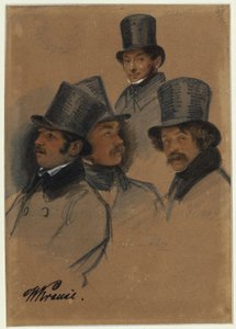 Ludwig Elsholtz, Wilhelm Krause, Karl Friedrich G. Lüderitz, Karl Friedrich Schulz de Franz Krüger