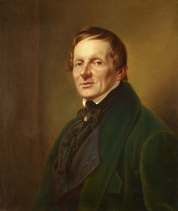 Retrato do escultor Ludwig Wichmann (cópia segundo Franz Krüger) de Franz Krüger
