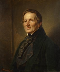 Retrato do escultor Ludwig Wichmann de Franz Krüger