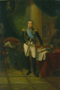 Retrato do príncipe Pyotr Volkonsky 1776-1852, 1850 de Franz Krüger