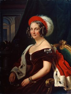 Retrato da rainha Frederica de Hanôver, 1778-1841, século XIX.