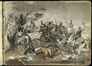 Cena de batalha de Franz Krüger
