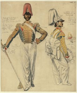 Tambor-mor Vasily Kossarev, tambor do regimento Kuzma Krassilnikov de Franz Krüger