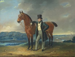 Wilhelm Christian Benecke von Groditzberg, 1828 (pastel sobre papel colocado sobre tela)