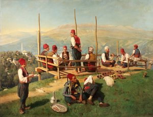 Cafetaria turca em Sarajevo