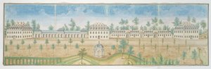 Wilhelmsbad (wc e lápis sobre papel) de Franz Ludwig Cancrin