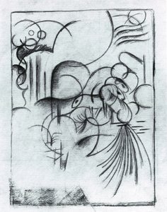 Composição abstrata de Franz Marc
