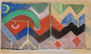 Composição abstrata de Franz Marc