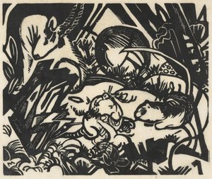 Lenda animal de Franz Marc