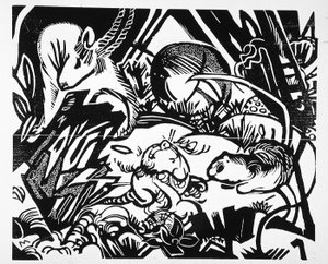 Lenda animal de Franz Marc