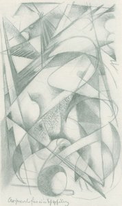 Arsenal para uma criação de Franz Marc