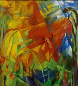 Foto com gado II de Franz Marc
