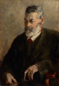 Retrato do pai do artista de Franz Marc