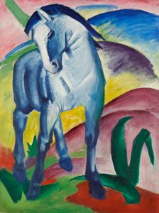 Cavalo Azul I de Franz Marc