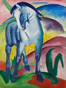 Cavalo azul I de Franz Marc