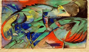 camaleão de Franz Marc
