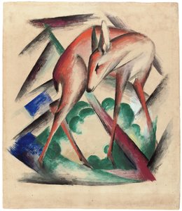 Deer, 1912 de Franz Marc