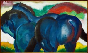 Os cavalinhos azuis de Franz Marc