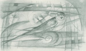 Uma andorinha de Franz Marc