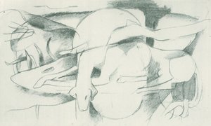 Franz Marc - Caderno de desenho do campo - Folha 04 de Franz Marc