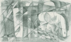 Franz Marc - Caderno de esboços do campo - Folha 14 de Franz Marc