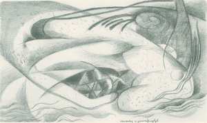 Franz Marc - Caderno de esboços do campo - Folha 23 de Franz Marc