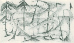 Franz Marc - Caderno de esboços do campo - Folha 35 de Franz Marc